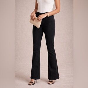 Spanx Black High-Rise Sculpting Bootcut Denim Jeans Size Large